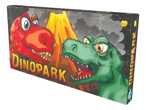 Juego De Mesa Dinopark Dinosaurios Tablero +2 Jugadores Yuyu 2