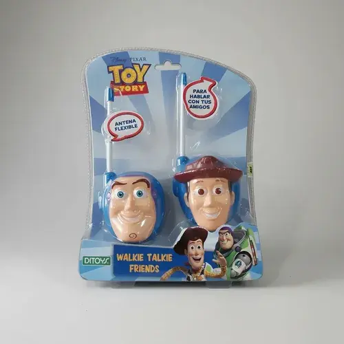 Walkie Talkie Toy Story Woody Buzz Juguete Radiocomunicador Azul 6