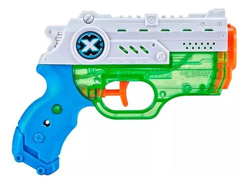 Pistola De Agua Zuru X-shot Nano Fast Fill Llenado Rapido Azul Y Verde 8