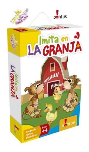 Imita En La Granja Cartas Bontus Juego Didactico Animales 2