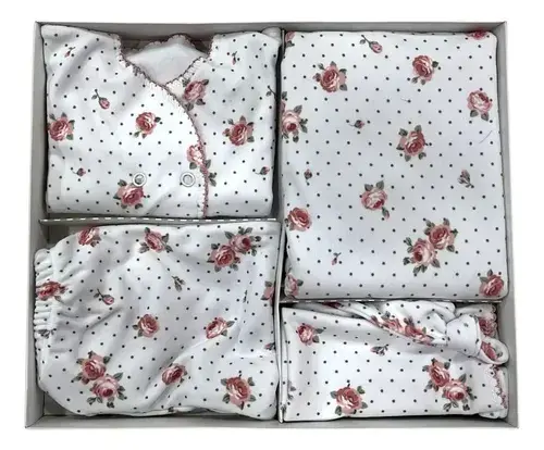 Mi Primer Ajuar 5 Piezas Bebé Recién Nacido + Caja Calidad 11