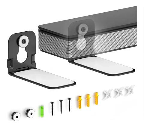 Soporte De Barra De Sonido Para Pared Universal Yibracki Tv Negro