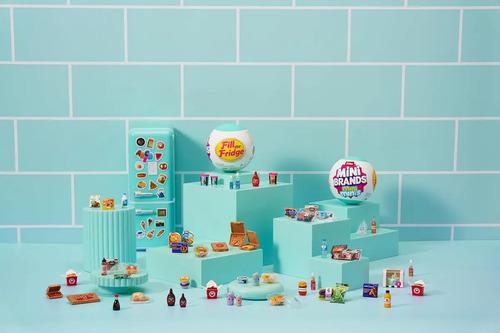 Mini Brands Mini Refrigerador Heladera Fill The Fridge Zuru Turquesa 3