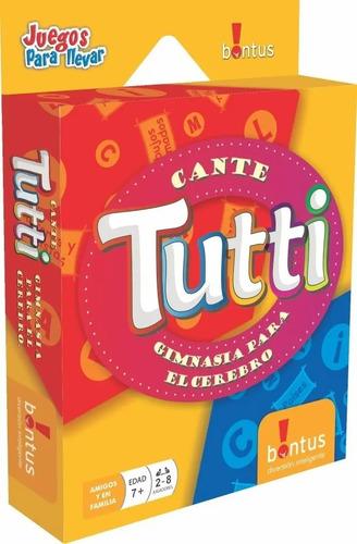 Cante Tutti Juego De Cartas Bontus Gimnasia Para El Cerebro 3