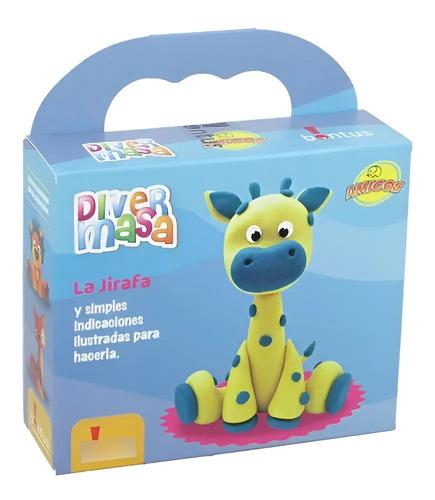 Juego De Masas Plastilina Diver Masa Jirafa 210gr Bontus