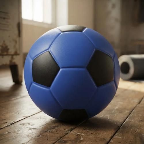 Pelotas Soft De Futbol 15cm Fun Play Blanda Para Niños Azul