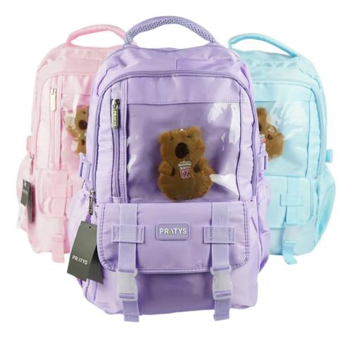 Mochila Capybara Impermeable Reforzada Nena Escuela Viajes 3