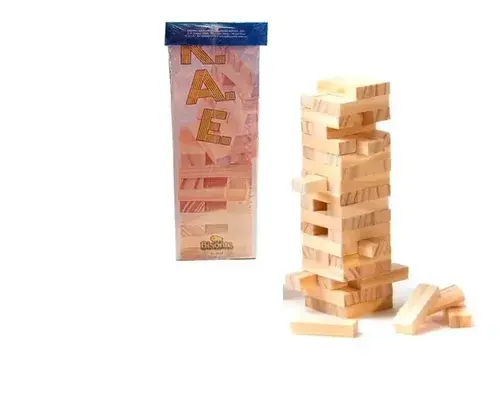 Jenga Yenga Torre De Madera Destreza Kae Original Bisonte 5