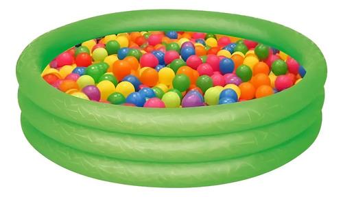 Pileta Inflable Grande 2 En 1 Pelotero C Pelotas 122cm Bebes 9