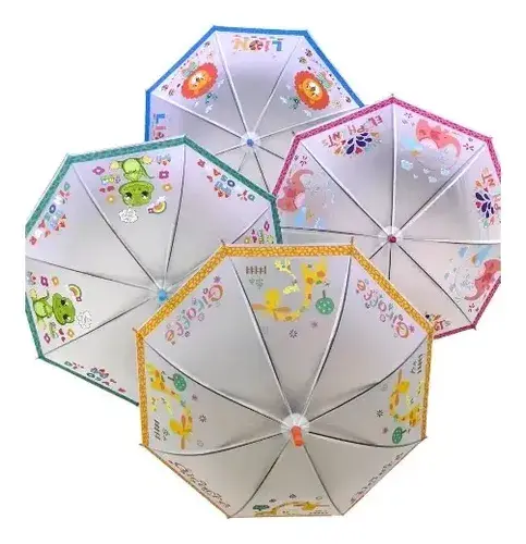 Paraguas Infantil Diseños Niños Varon Nena Princesas Dinos 5