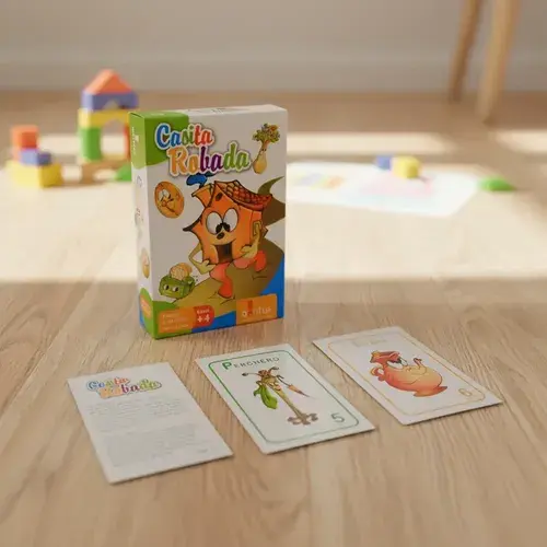 Juego De Mesa Casita Robada Bontus 48 Cartas Didáctico Infantil 2