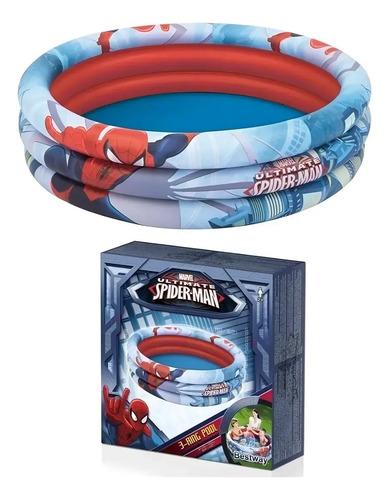 Pileta Pelotero Inflable Spiderman Para Bebes Niños 122cm 9