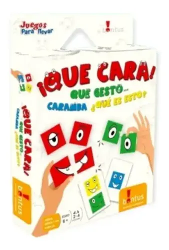 Juego De Cartas ¡qué Cara! Bontus 2-4 Jugadores A Partir 6 Años 4