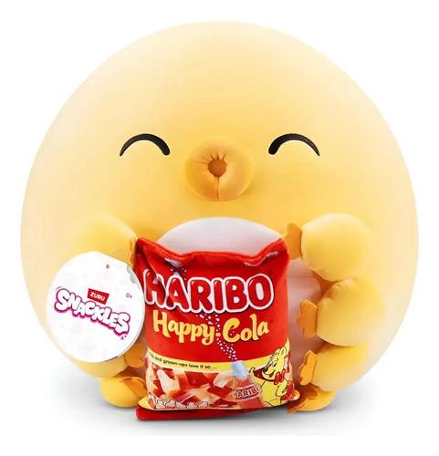 Peluche Zuru Snackles Animales Con Golosina O Snack De 35cm Oso Marino Con Haribo Amarillo 2