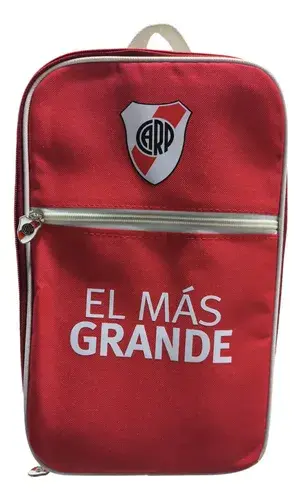 Bolso Botinero River Plate Botines Futbol Neceser Original Rojo 10