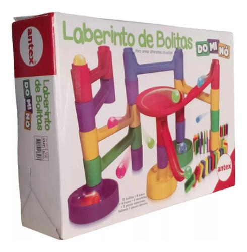 Laberinto De Bolitas Dominó Canicas Multicolor Antex Armar Multicolor 3