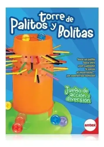 Torre De Palitos Y Bolitas Juego De Mesa 8322 Antex 3