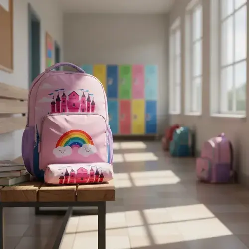 Mochila Escolar Unicornio Castillo Dinosaurio Infantil Niños
