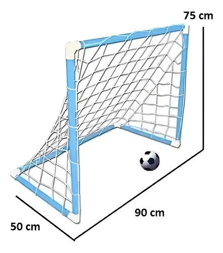 Set Arco De Futbol Con Pelota Y Red Patio Jardin 90 X 75 Cm Futbol 3