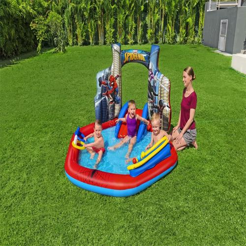 Centro De Juegos Inflable Spiderman 2.11x2.06x1.27m -bestway 7