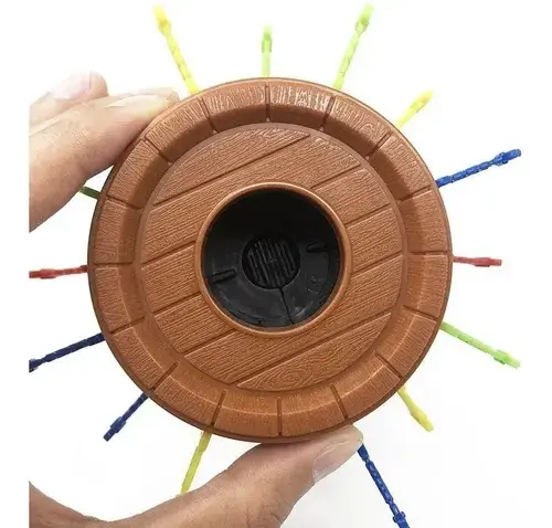 Juego Barril Pirata Con Muñeco Salta Juego De Mesa Prendas 9