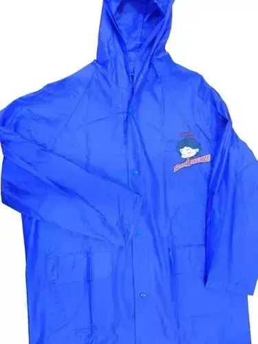 Piloto De Lluvia San Lorenzo Con Capucha Oficial Impermeable Azul 4 4