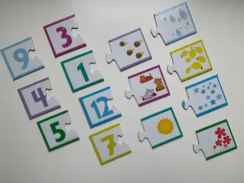 Juego De Numeros Puzzle Valija Didactica 24 Piezas Antex 2