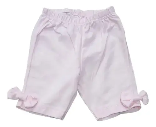 Conjunto Bebe Beba Remera + Short Con Corazon Y Moño 7