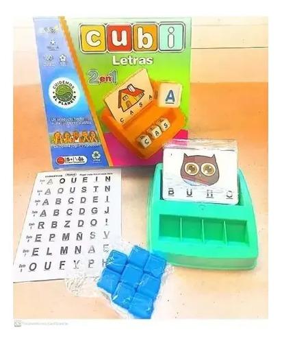 Combo Juegos Cubi Letras + Cubi Silaba Didacticos Aprender 10