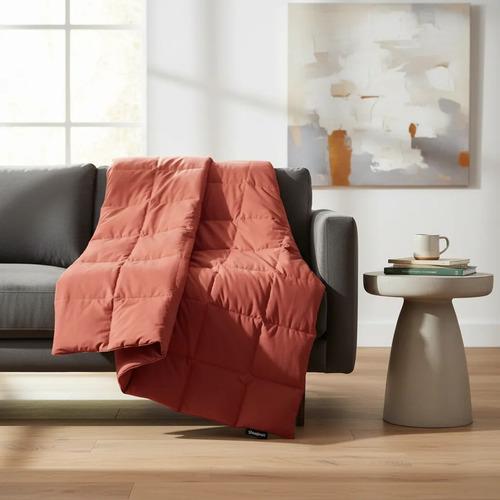 Manta Beautyrest Plumón 152x178 Empacable Suave Roja Abrigo Rojo 7