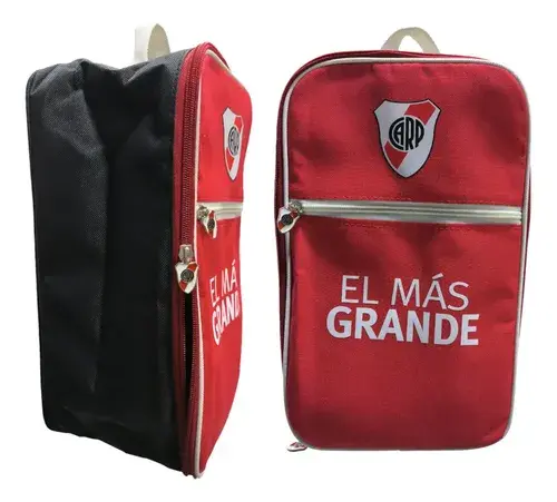 Bolso Botinero River Plate Botines Futbol Neceser Original Rojo 2
