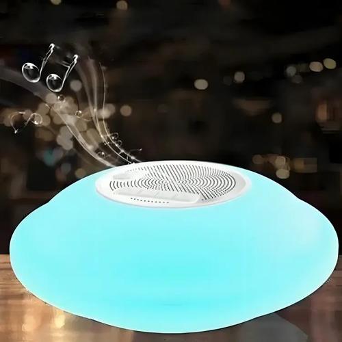 Combo Parlante Para Pileta Sumergible + Colchoneta Portavaso Celeste 8
