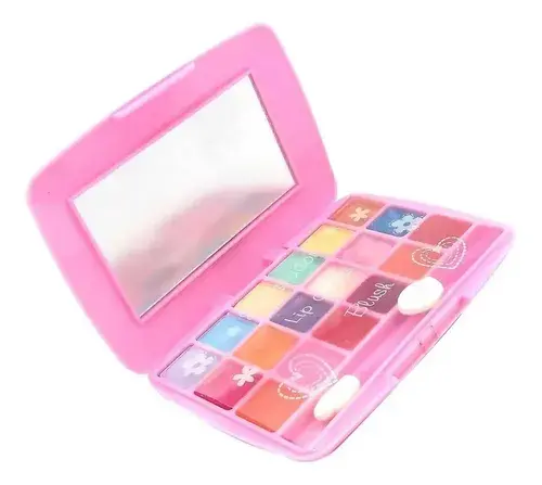 Mi Primer Set De Maquillaje Portatil Espejo Esmalte Niñas 5