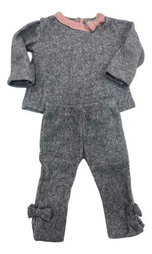 Set Beba Conjunto 2 Piezas Recien Nacida Lanilla Suave Bebe