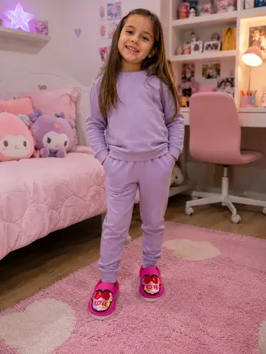 Pantuflas Infantiles Cerradas Diseños Varios Abrigadas 3 29-30 2