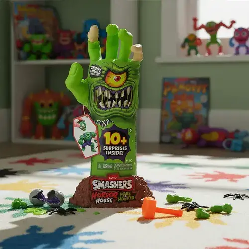 Smashers Mano Zombie Horror House Monstruo + Sorpresas Zuru 10