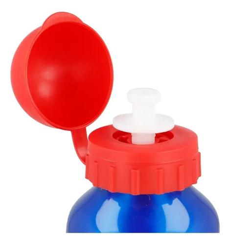 Botella De Aluminio Sonic 400 Ml Agua Bebidas Verano Azul Azul 4