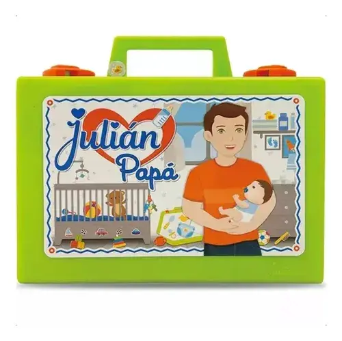 Valija Julián Papá Con Accesorios Cuida A Tu Bebe Juliana 6