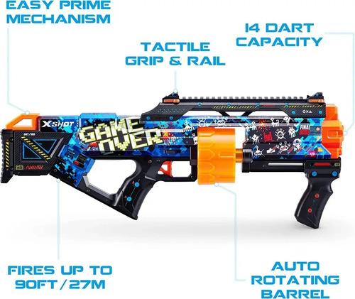 Pistola De Dardos X Shot Skins Stand Ametralladora Diseños 12