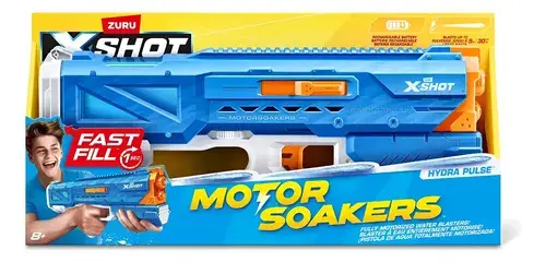 Pistola De Agua X-shot Zuru Hydra Pulse Motor Azul 79 Cm