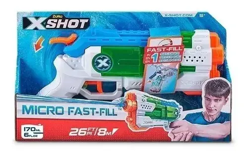 Pistola Arma De Agua Xshot Para Niños Lanzadora Agua Verano 12