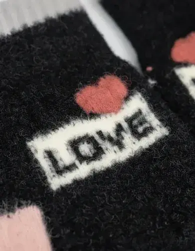 Guantes Infantil Sin Dedos Para Niñas Invierno Abrigado Love 7