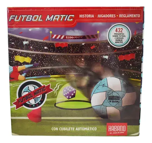 Juego De Mesa Preguntas Futbol Matic Habano 1006 Clásico 8 Jugadores