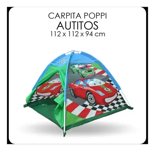 Carpa Casa Casita Pelotero Infantil Autitos 100 Pelotas Nene Autos 4