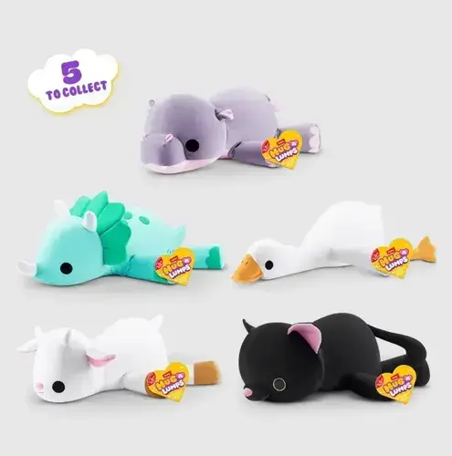 Peluche De Apego Hug A Lumps Gigante Para Abrazar Animales Hipopótamo 4