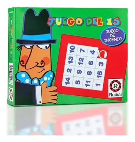 Juego De Mesa Juego De Ingenio Juego Del 15 Ruibal 4