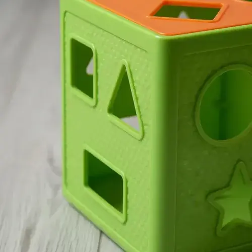 Juguete Cubo Didactico Con Encastres Duravit Primeras Formas Los Niños Desarrollan La Motricidad Fina, Aprenden A Reconocer Formas Y Colores Multicolor 3