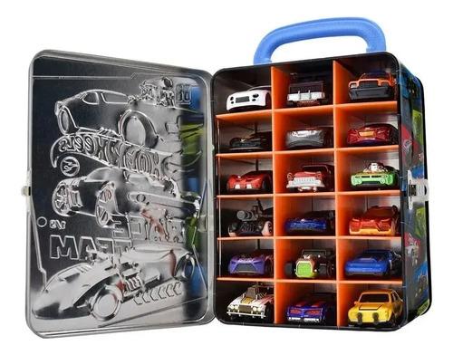 Super Combo 15 Autitos Hot Wheels Auto + Valija Guarda Autos 14