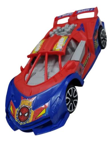 Auto A Control Remoto Ditoys Spider-man Marvel Infantil Rojo Hombre Araña 4