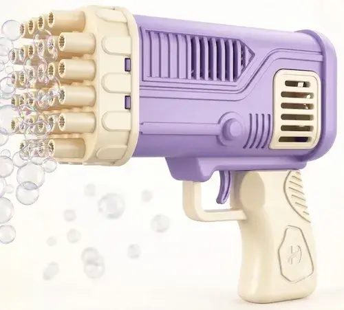 Burbujero A Pila Tiny Bubbles Lila Unicornio Fantasia Lila